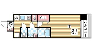 Ｗ－ＳＴＹＬＥ神戸IIの物件間取画像